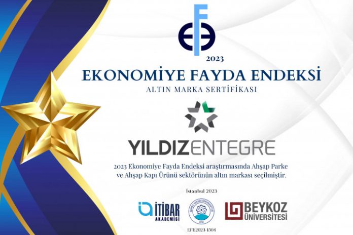altin-marka-2 Yıldız Entegre, ekonomi için yarattığı faydayla Altın Marka seçildi