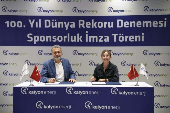 sahika Kalyon Enerji, Şahika Ercümen’in 100. Yıl Cumhuriyet Dalışına sponsor oldu
