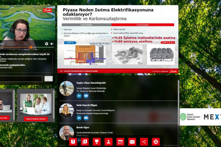 “Yeşil Organize Sanayi Bölgelerini Karbondan Arındırma” Webinarı Gerçekleşti