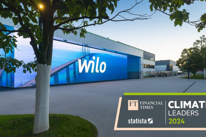 Wilo Grubu, Avrupa’nın İklim Lideri Seçildi