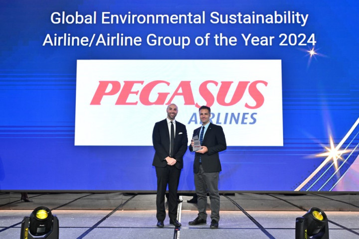 Pegasus Hava Yolları Çevresel Sürdürülebilirlik Yılın Havayolu Ödülünü Kazandı