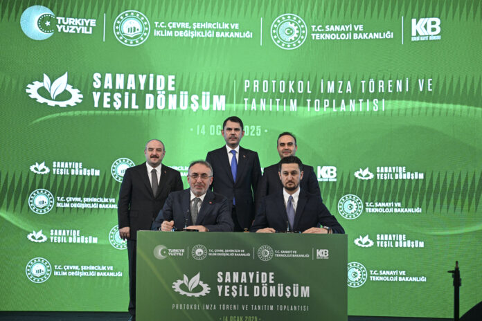 Sanayide Yeşil Dönüşüm ve Sürdürülebilirlik Lansmanı ile Protokol İmza Töreni Sanayide Yeşil Dönüşüm Protokolü