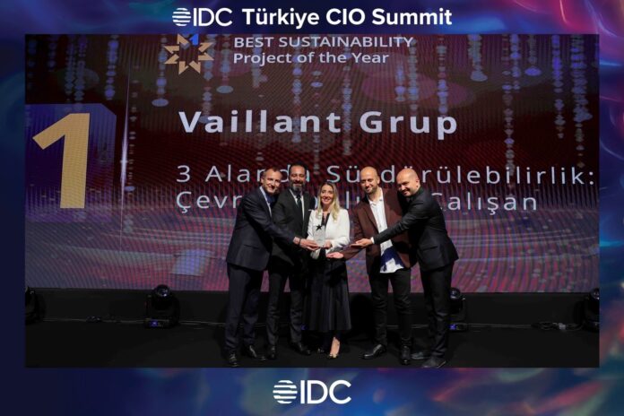 Ödül Töreni Görseli_112523282 Vaillant Group Türkiye sürdürülebilirlik ödülü