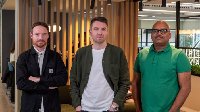 David Leitch, Peak CIO and co-founder, Richard Potter, Peak CEO and co-founder and Atul Sharma, Peak CTO and co-founder.