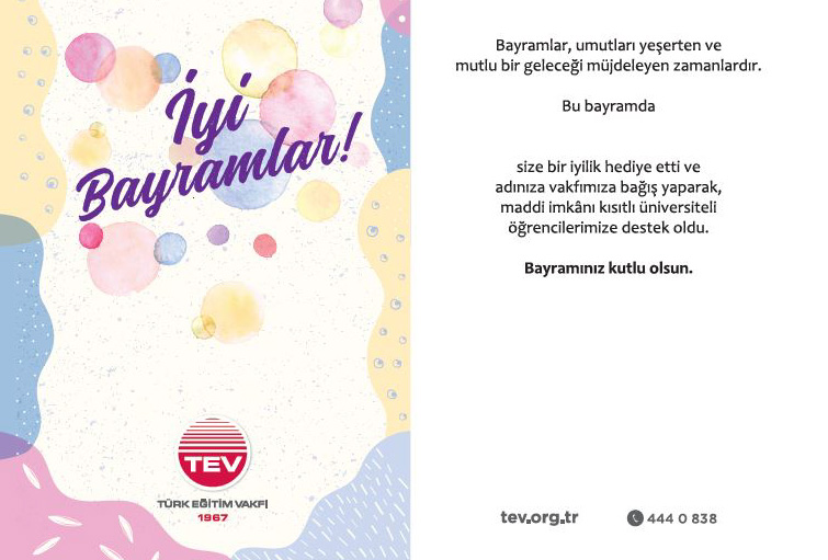 Bu Bayram Eğitime Destek Olun!