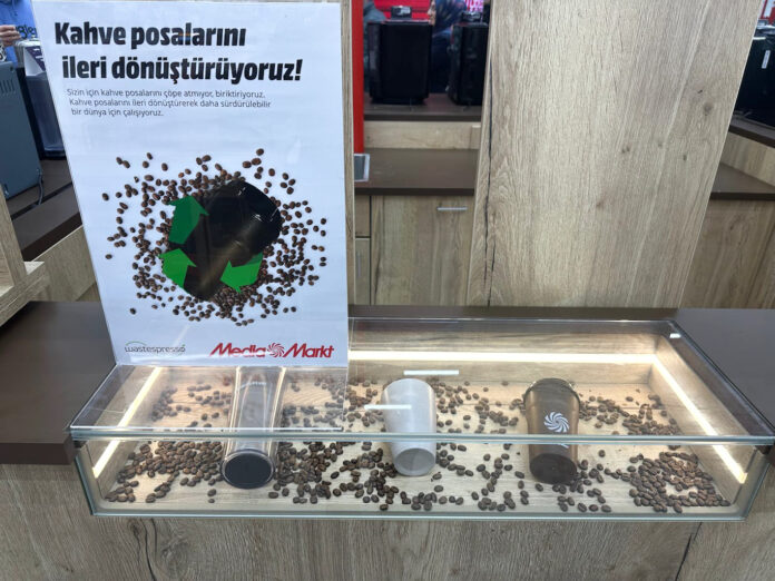 1744094644_Wastespresso_edited Kahve posaları bardak, pipet gibi sürdürülebilir ürünlere dönüşüyor