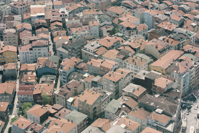 apartments in Istanbul, architecture of building exterior