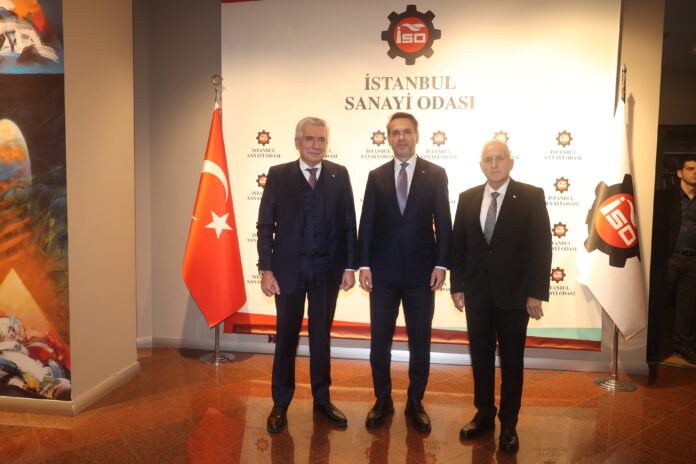 soldansaga_ErdalBahcivan_AlparslanBayraktar_EnderYilmaz İSO Meclisine Enerji ve Tabii Kaynaklar Bakanı Bayraktar konuk oldu