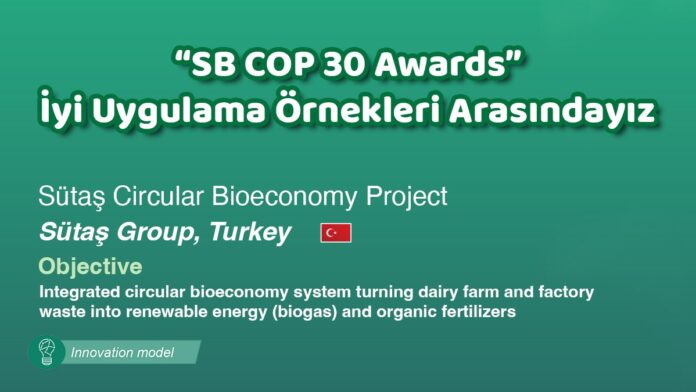 sutas “Sütaş Döngüsel Biyoekonomi Projesi”