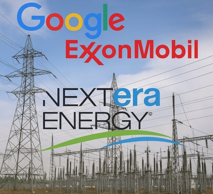 nextera google, exxonMobil, nextera energy