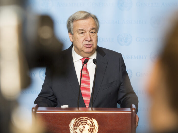 Birleşmiş Milletler Genel Sekreteri António Guterres