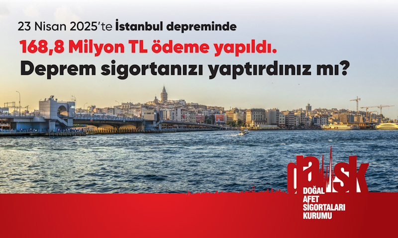 DASK’tan İstanbul’da Deprem Uyarısı