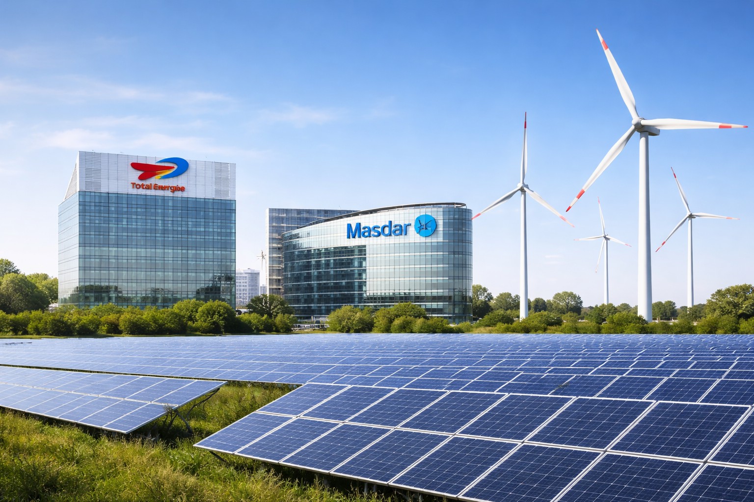 TotalEnergies ve Masdar, Yenilenebilir Enerji için Bir Arada