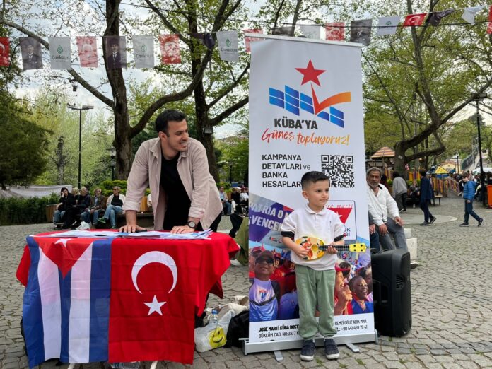 Jose Marti Küba Dostluk Derneği, üç büyük kentte başlattığı kampanyayla Küba'ya güneş enerjisi desteği götürüyor.
